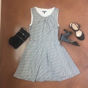 Polished and Timeless Black and White Dress-VERY VERSATILE